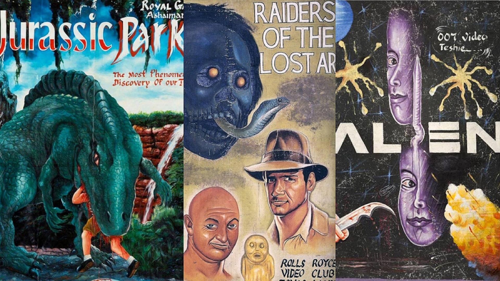 Pôsteres africanos de filmes - Reprodução