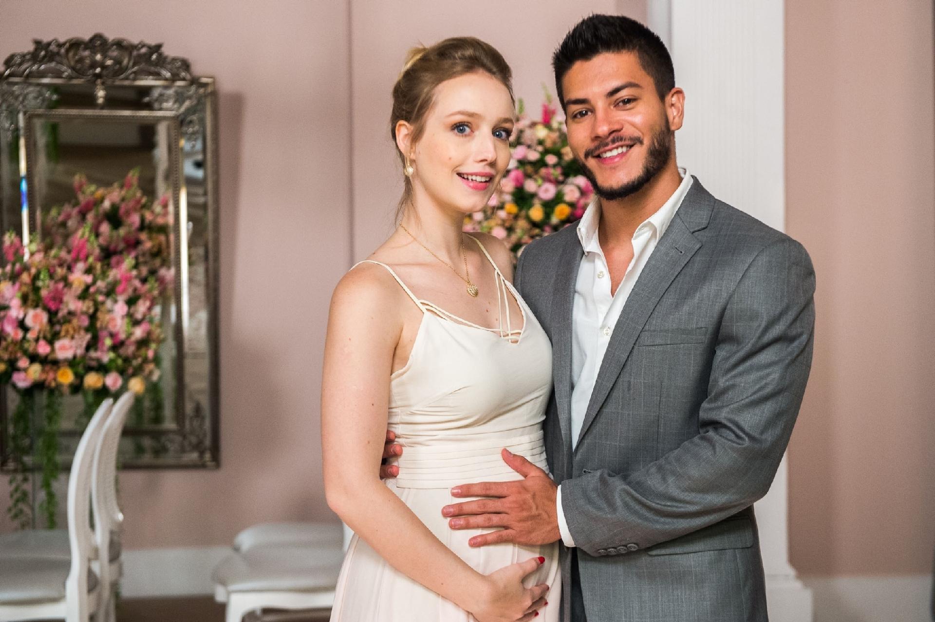 Karina ( Malu Rodrigues) e Diego ( Arthur Aguiar) - Raquel Cunha/Globo