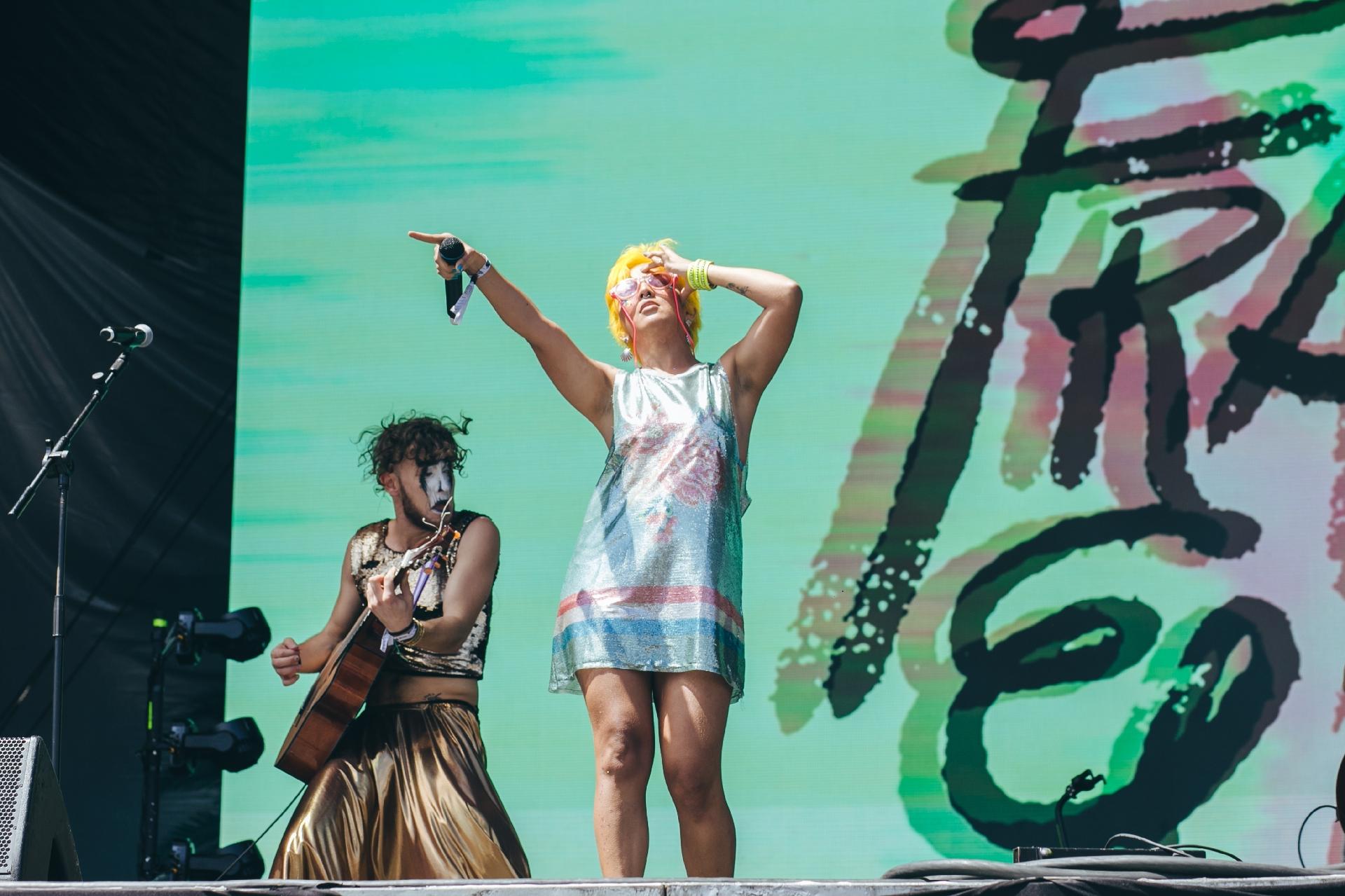 A banda Francisco, el Hombre se apresenta no último dia de Lollapalooza 2018 - Felipe Gabriel/UOL