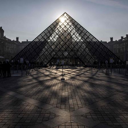 Imagem do Museu do Louvre, em Paris - Christophe Archambault/AFP