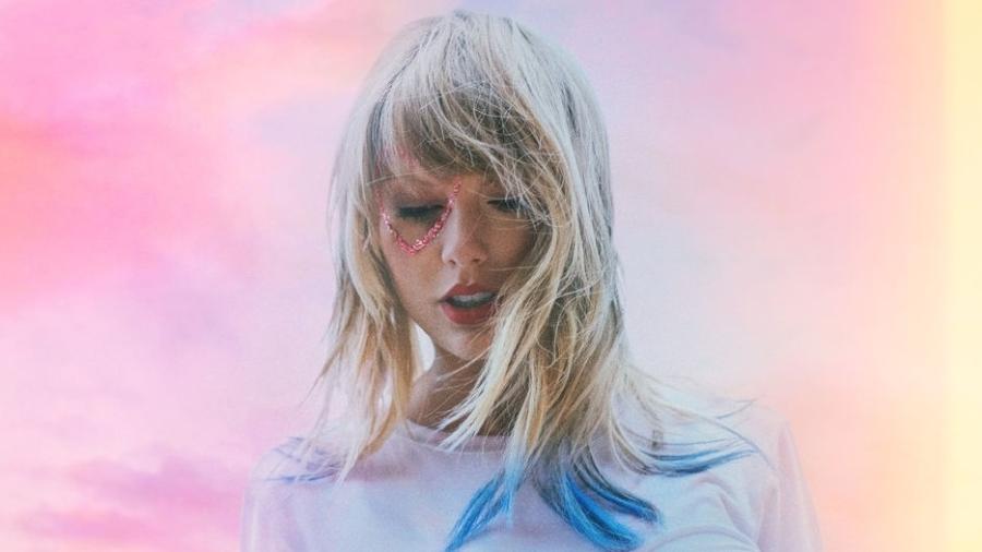 Detalhe da capa de Lover, de Taylor Swift - Reprodução