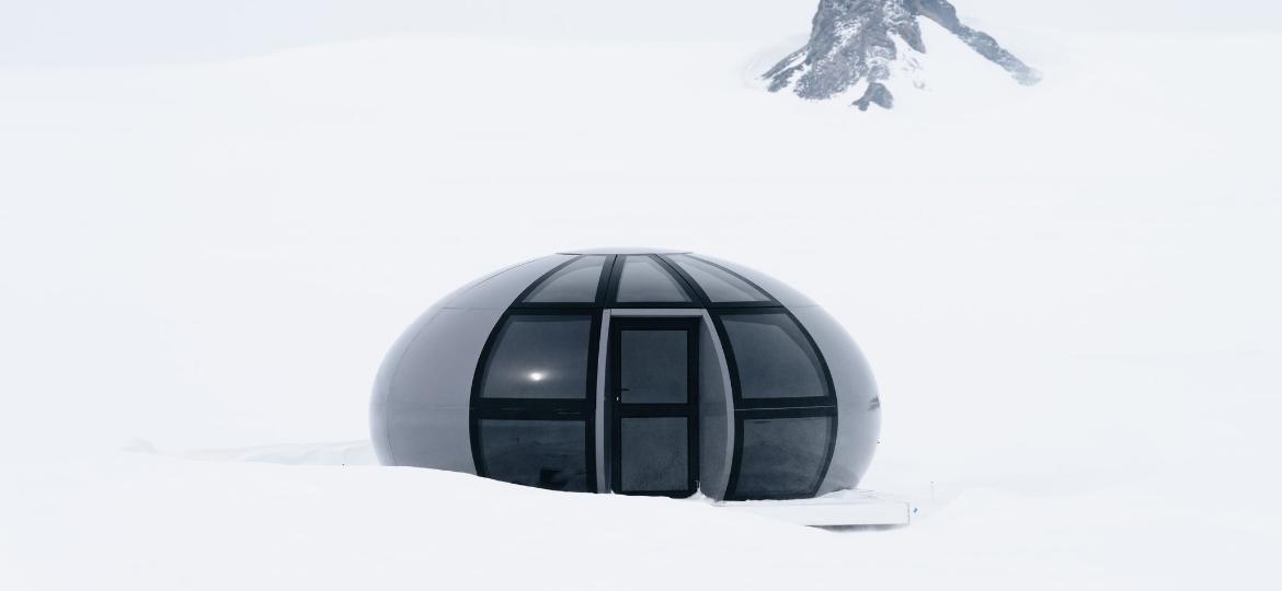 O acampamento Echo, na Antártida: estadia de cinco dias pode custar até R$ 337,7 mil por pessoa - Divulgação