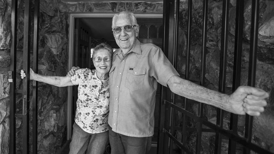 Larry Petree e a esposa, Betty Petree, foram casados por 60 anos - Reprodução/Facebook