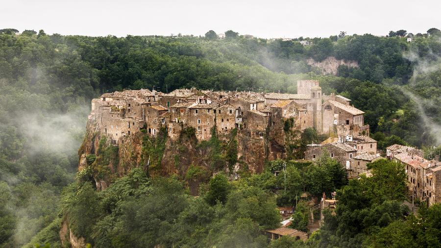 Calcata, na Itália