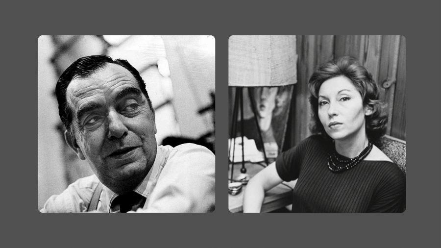 Nelson Rodrigues e Clarice Lispector