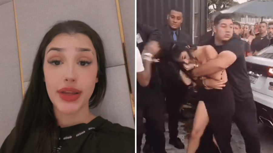 Bia Miranda se envolveu numa briga de socos no RJ Bia Miranda se envolveu numa briga de socos no RJ