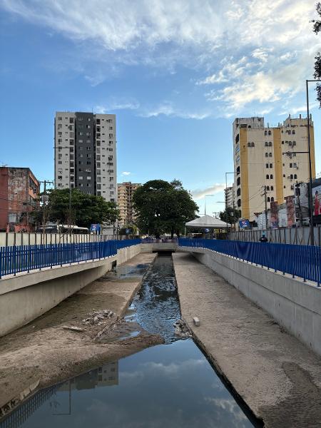 Construção do Parque Linear da Tamandaré, em Belém, é uma das obras da COP Construção do Parque Linear da Tamandaré, em Belém, é uma das obras da COP