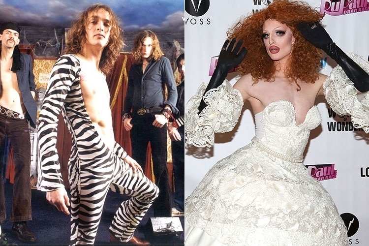 Roqueiros x drag queens: Justin Hawkins, do The Darkness - Divulgação/Getty Images
