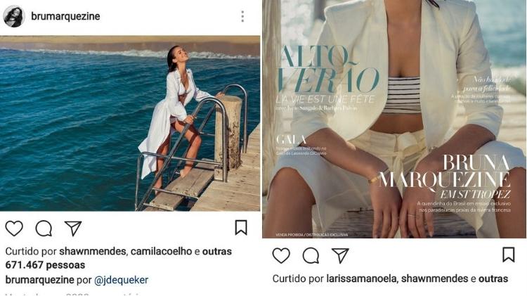 Shawn Mendes curte fotos de Bruna Marquezine - Reprodução/Instagram - Reprodução/Instagram