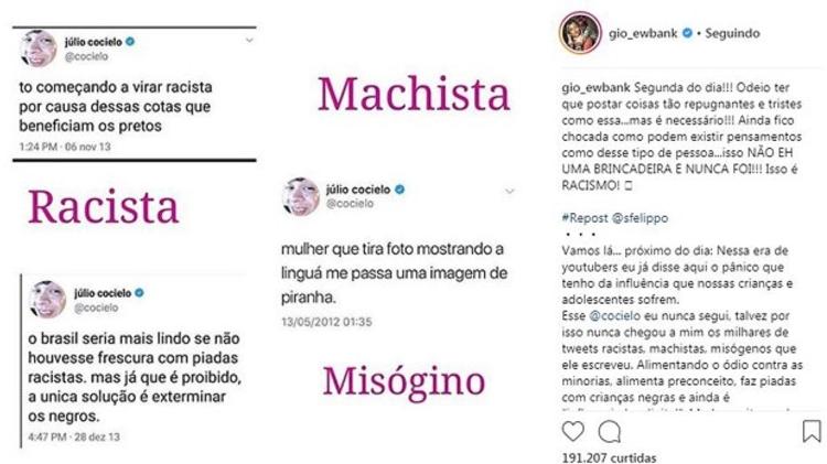 Gagliasso e Ewbank apagam posts com críticas a youtuber - Reprodução/Instagram - Reprodução/Instagram