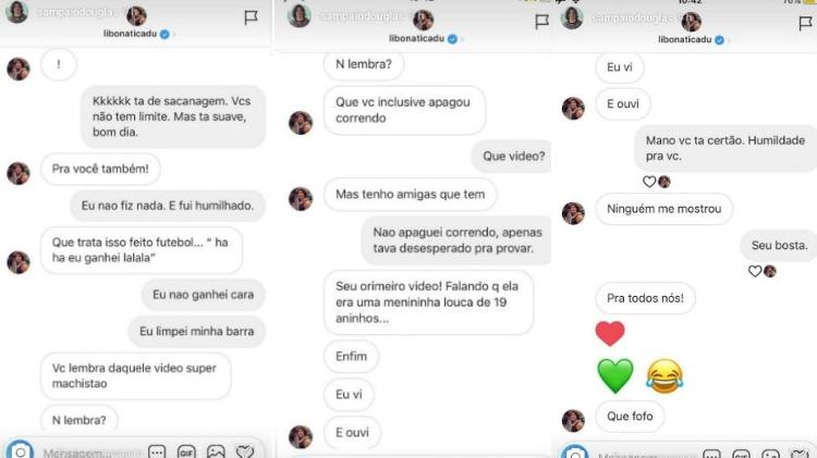 Douglas Sampaio discute no Instagram com Cadu Libonati - parte 2 - Reprodução/Instagram - Reprodução/Instagram