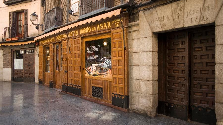 Localizado em Madri, o restaurante Botín foi aberto em 1725 - Divulgação/Botín