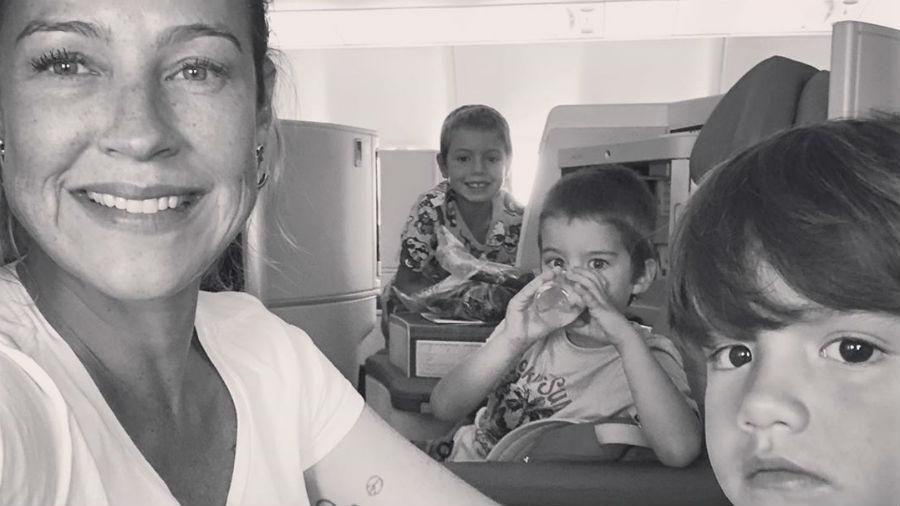 Luana Piovani com os filhos, Dom, Bem e Liz - Reprodução/Instagram