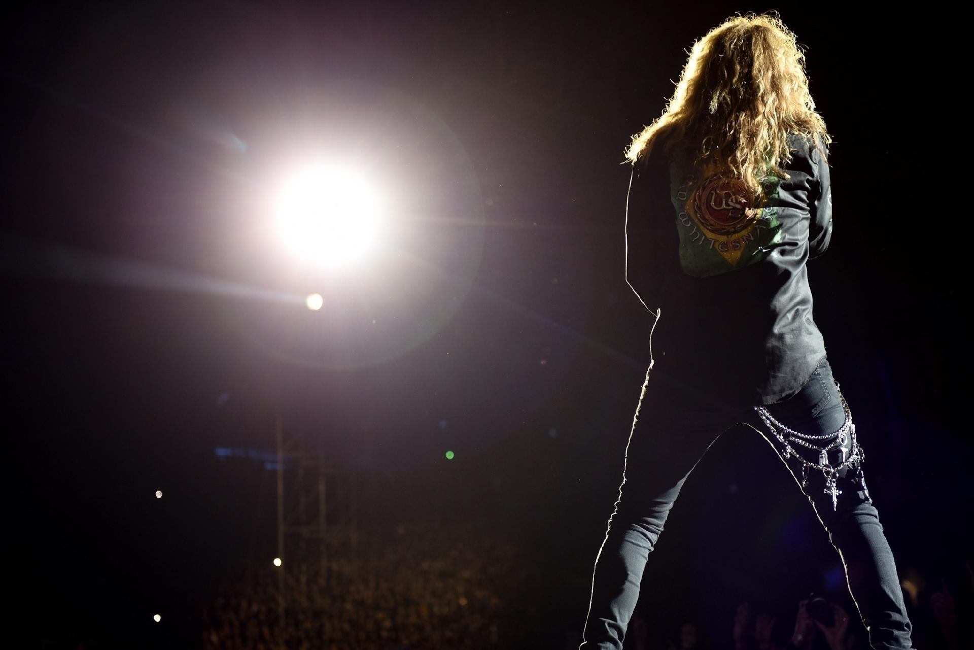 David Coverdale comandou o show do Whitesnake na noite deste sábado (21) no festival Rockfest, no Allianz Parque - Flavio Moraes/UOL