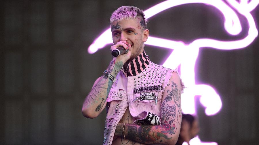 Rapper Lil Peep se apresenta no festival Day N Night, nos Estados Unidos - Scott Dudelson/Getty Images