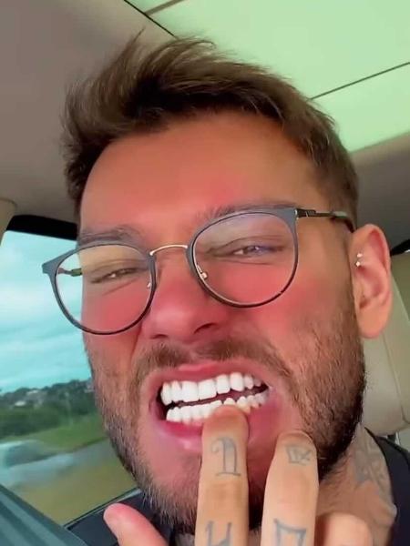 Lucas Lucco mostra problema nos dentes - Reprodução/Instagram