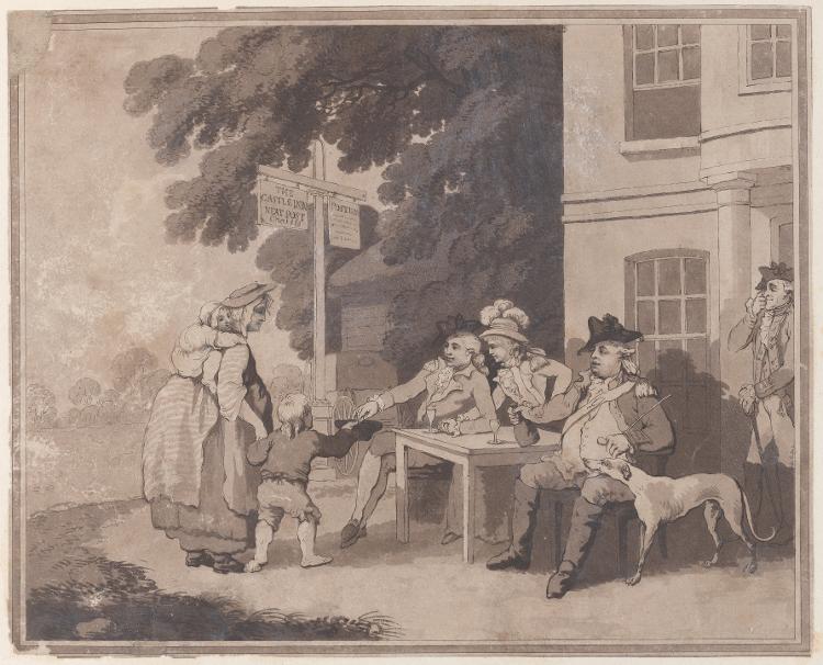 Cenas de tavernas britânicas, de 1792 - Heritage Art/Heritage Images via Getty Images - Heritage Art/Heritage Images via Getty Images
