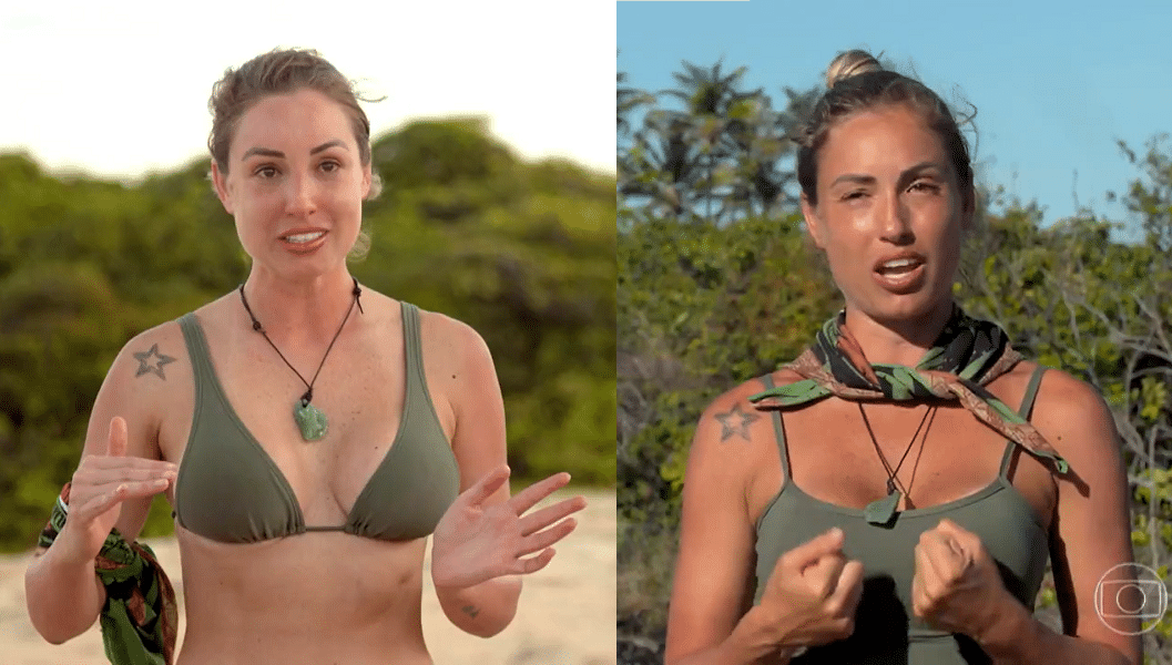 Jéssica Mueller antes e depois - Reprodução/TV Globo