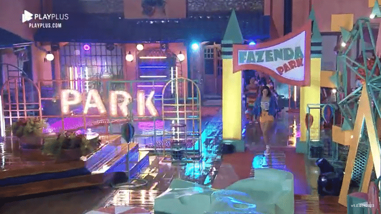 A Fazenda 2021: Quinta festa do reality rural tem tema 'parque de diversões' e show de Zé Neto e Cristiano - Reprodução/PlayPlus