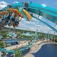 "Pipeline: The Surf Coaster"the world's first roller coaster, at SeaWorld Orlando - Disclosure