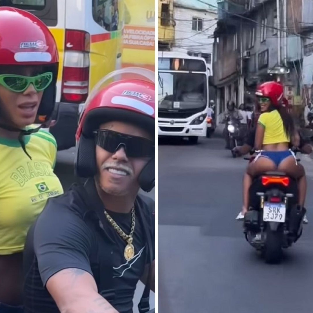 Anitta de short na moto: o que diz a lei sobre uso de roupas no trânsito