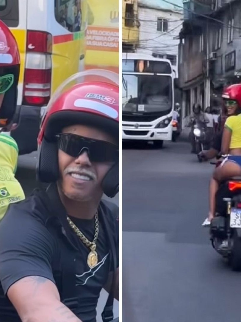 Anitta de short na moto: o que diz a lei sobre uso de roupas no trânsito