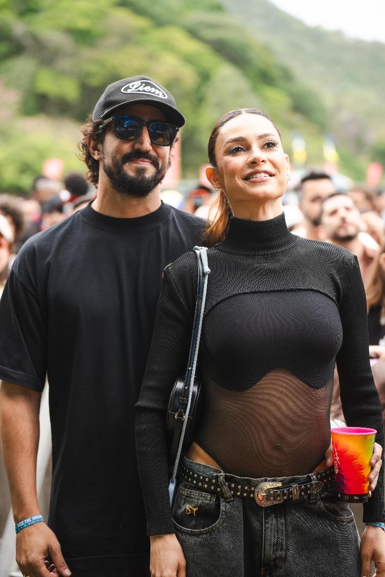 Thaila Ayala e Renato Góes no Rock the Mountain 2024