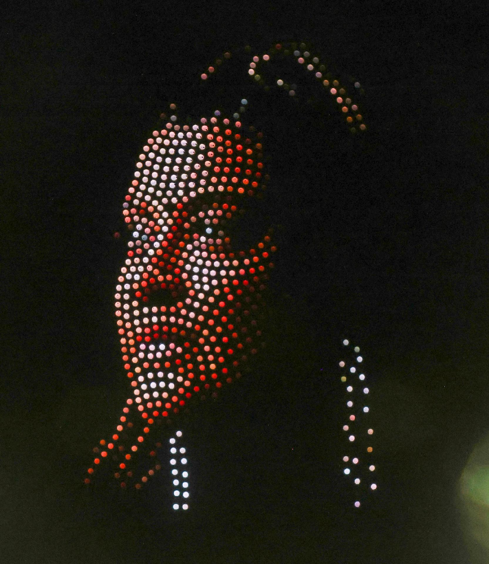 Drones "desenham" drones de Preta Gil - undefined