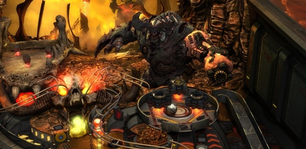 Os monstros infernais de "Doom" servirão de inspiração para uma das mesas do pacote da Bethesda - Reprodução
