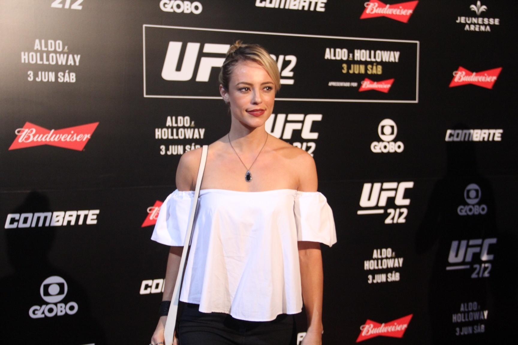 Paolla Oliveira no UFC 212 que aconteceu na Jeunesse Arena na Barra da Tijuca, no Rio  - AgNews
