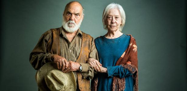 Lima Duarte e Fernanda Montenegro - Raquel Cunha/Globo - Raquel Cunha/Globo