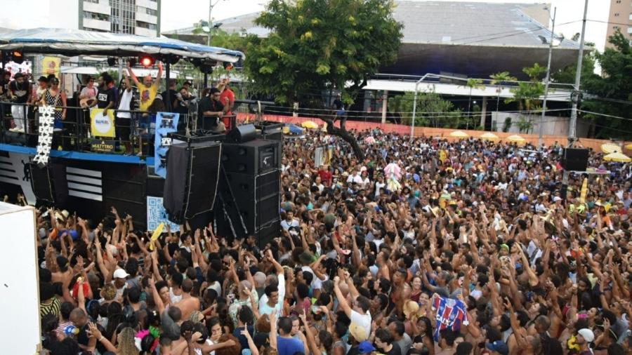 Multidão no Carnaval de Salvador, em show da banda BaianaSystem - Gabriel e Vitor Murilo/AGFPontes