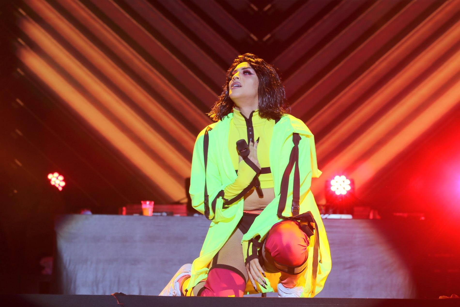 Pabllo Vittar se aprentou no Milkshake Festival - Thiago Duran/AgNews