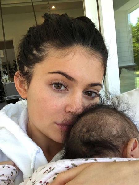 Kylie Jenner com a filha, Stormi - Instagram