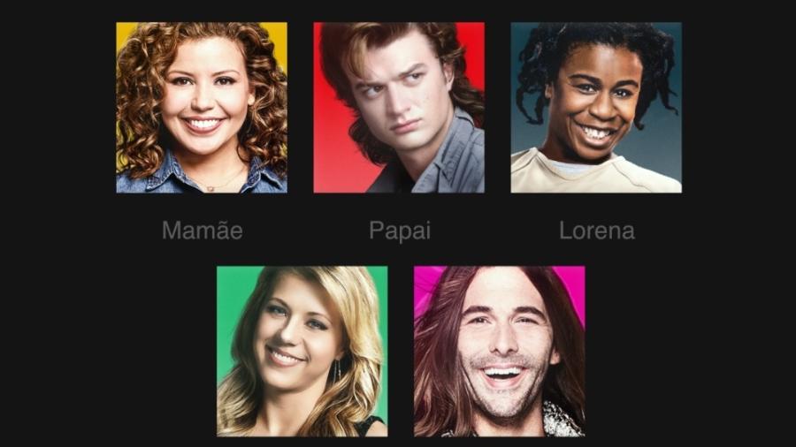 Netflix divulga prévia de seus novos ícones de perfil - Divulgação/Netflix