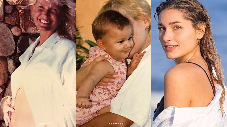 Xuxa relembra várias fases de Sasha em homenagem aos 20 anos da filha - Montagem/Reprodução/Instagram/@xuxamenegheloficial