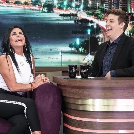 Gretchen no programa do Porchat - Marcus Godoy/Record TV/Divulgação - Marcus Godoy/Record TV/Divulgação