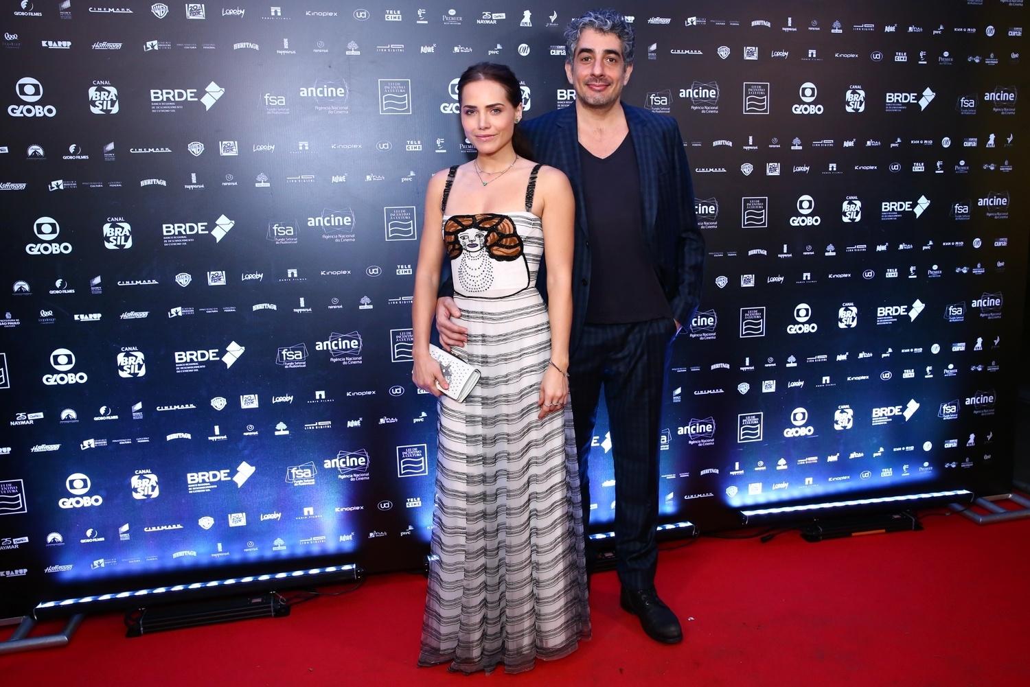 Leticia Colina e Michel Melamed no Grande Prêmio de Cinema Brasileiro 2018"  - Roberto Filho/Brazil News