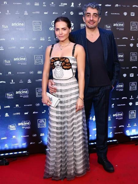 Leticia Colina e Michel Melamed no Grande Prêmio de Cinema Brasileiro 2018"  - Roberto Filho/Brazil News - Roberto Filho/Brazil News