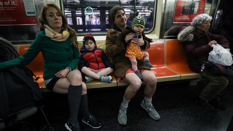 'Dia sem Calças' em Nova York 1 - Getty Images - Getty Images