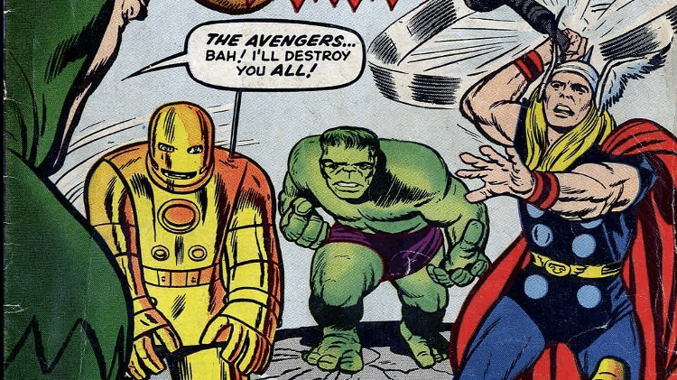 Capa de "Vingadores #1" (1963) - Reprodução - Reprodução