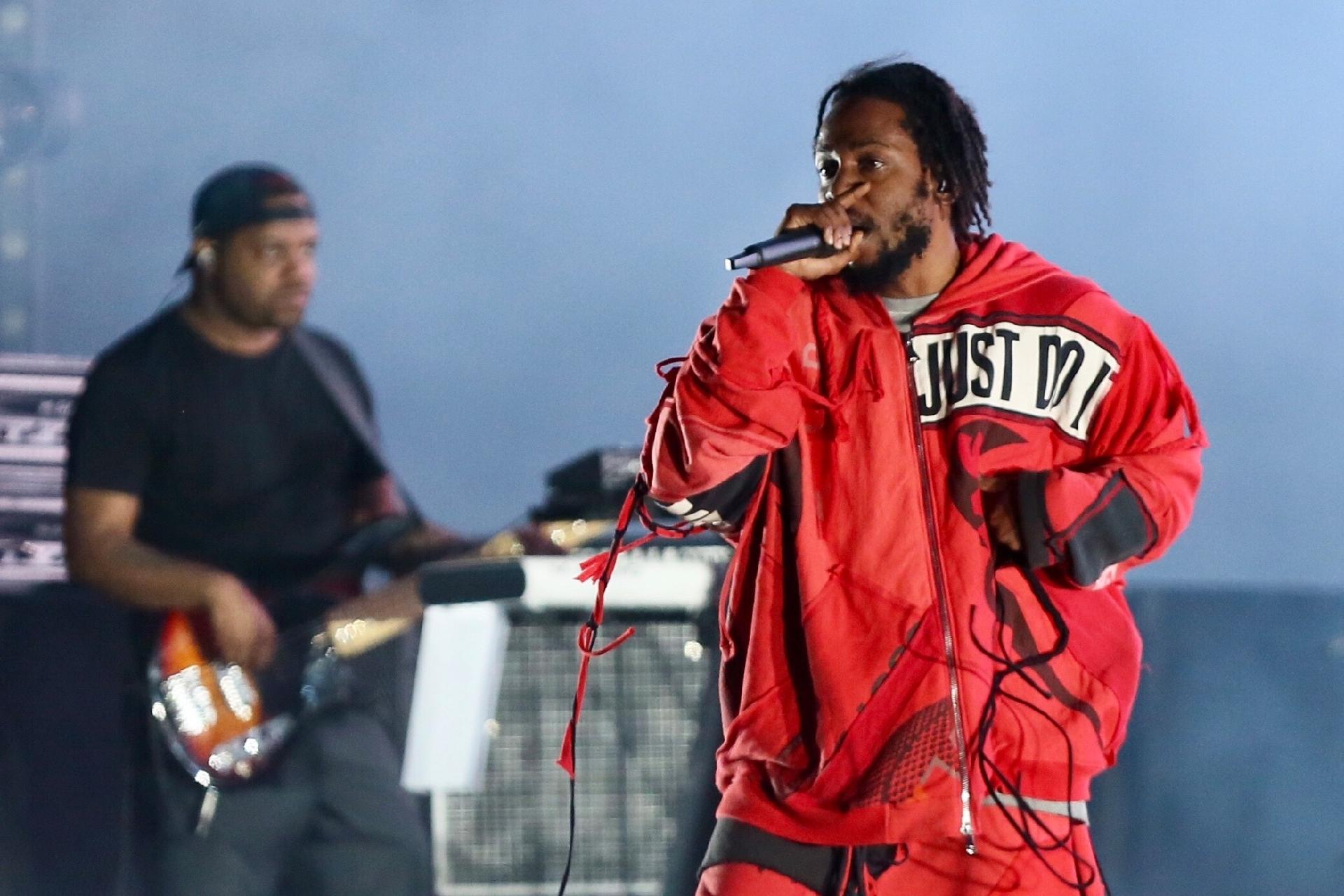 Kendrick Lamar se apresenta no Lollapalooza Brasil 2019, em São Paulo - Manuela Scarpa/Brazil News