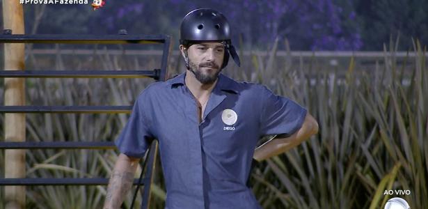 A Fazenda 2019 | Diego Grossi vence prova e é o primeiro finalista do reality