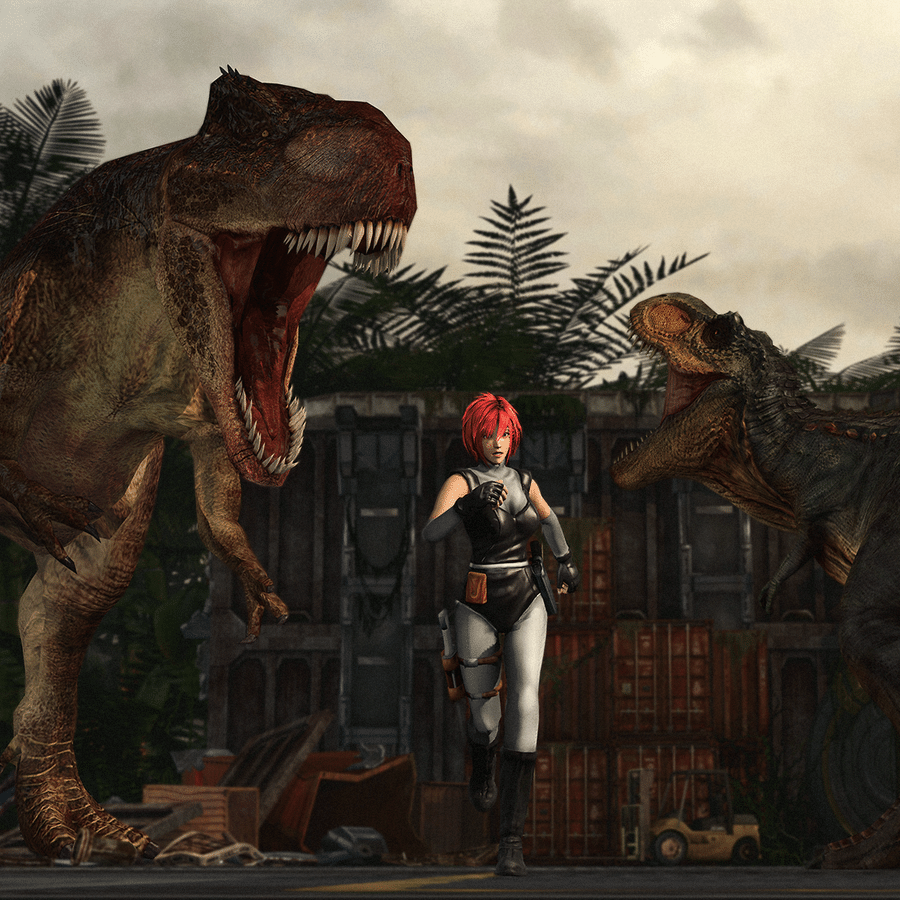 Dino Crisis - Imagens IA 