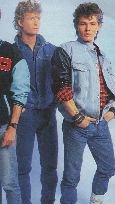 moda anos 80 masculina