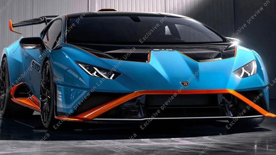 Lamborghini Huracán STO 2021 em imagem vazada - Reprodução