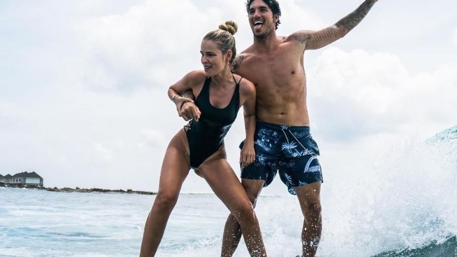 Yasmin Brunet, mulher do surfista Gabriel Medina, foi vetada pelo COB e não irá para as Olimpíadas - Reprodução/Instagram