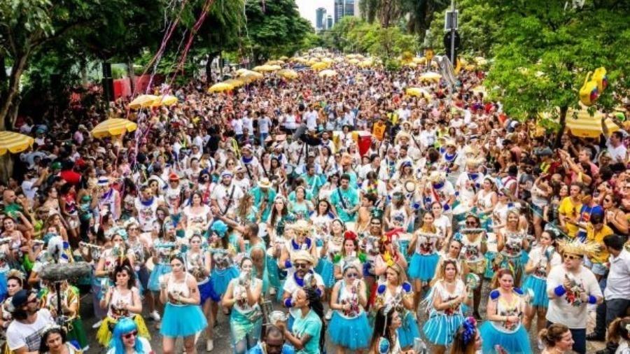 Bloco Bangalafumenga desfilando no Carnaval de São Paulo - Soul em Cena / Divulgação