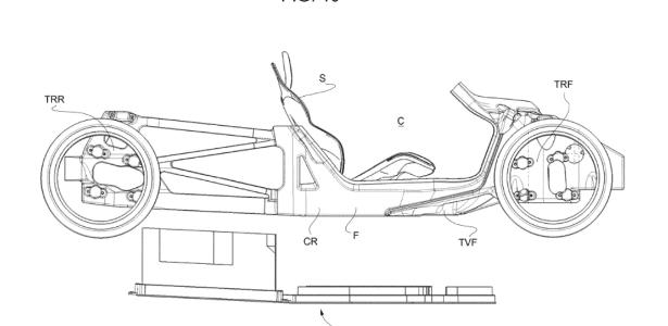 Patente para veículos elétricos da Ferrari