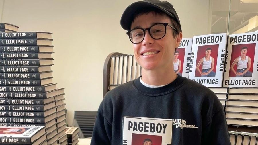Elliot Page contou sobre sua vida sexual no livro "Pageboy" - Reprodução/Instagram